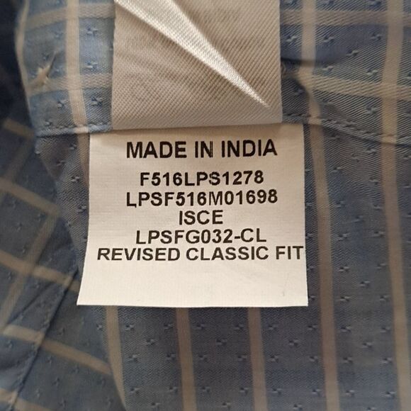 Louis Phillipe Checkered Casual Shirt Medium - Picture 5 of 7